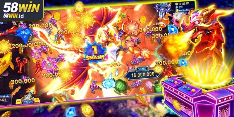 Tiền Long Đánh Cá 58WIN Khám Phá Siêu Phẩm Đổi Thưởng 3 Càn long phòng kịch tính